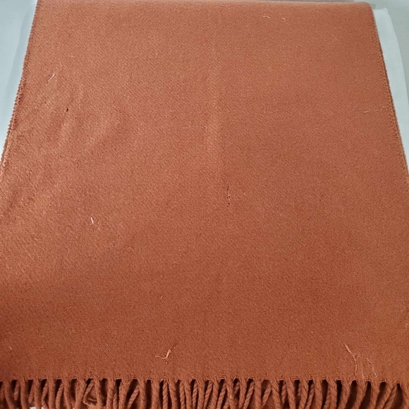 Brown 100% Cashmere Scarf made in UK - Picture 4 of 8